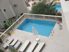 Pool from roof terrace